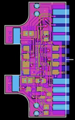 PCB for the Amiga MIDI interface