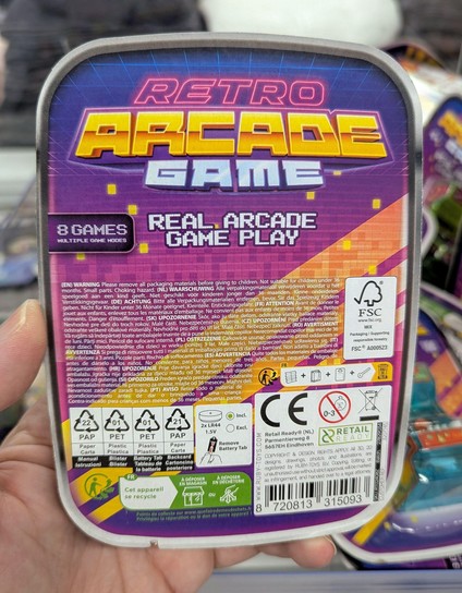 Mini Arcade back