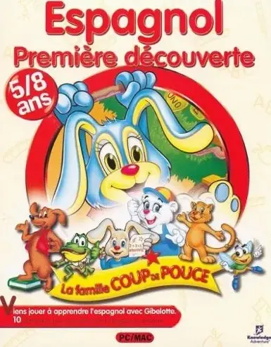Cover art of "Coup de Pouce Espagnol 5/8 ans" a French game to learn Spanish