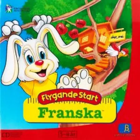 Cover art of "Flygande Start Franska", a Swedish game to learn French
