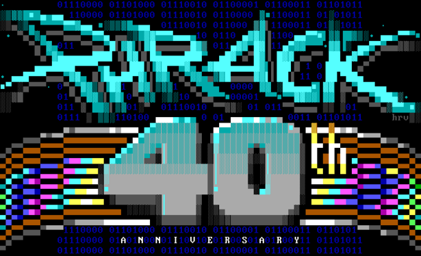 Phrack 40th anniversary ansi art by Harvest