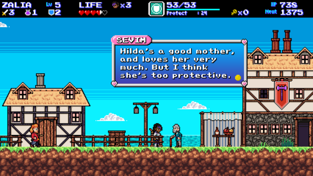 Sevim: "Hilda's a good mother, and loves her very much. But I think she's too protective."