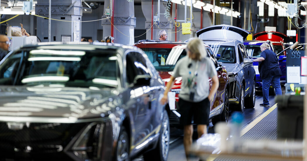 A General Motors plant in Spring Hill, Tenn.