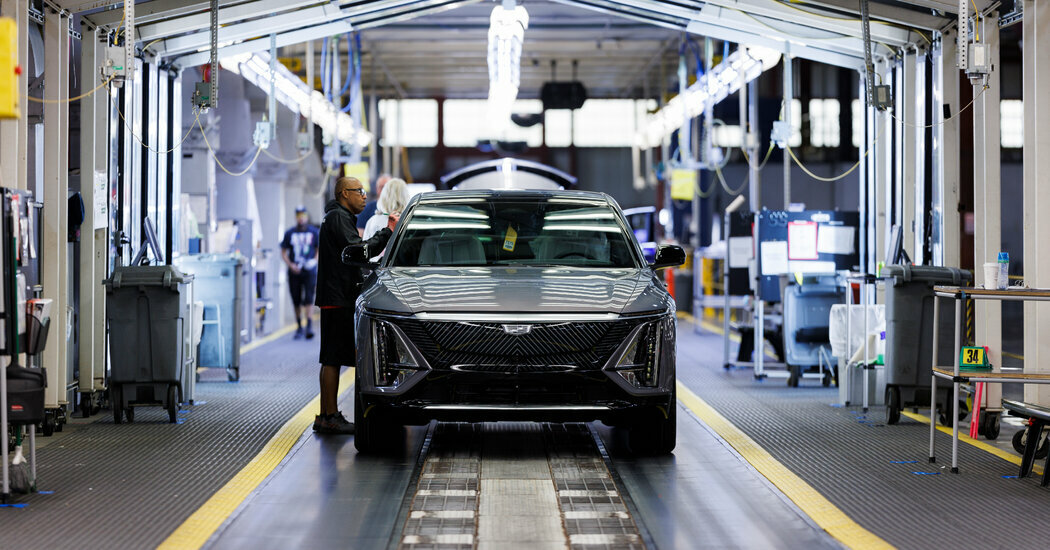 A General Motors facility in Spring Hill, Tenn. The company on Tuesday reported a sharp jump in sales in the first quarter.