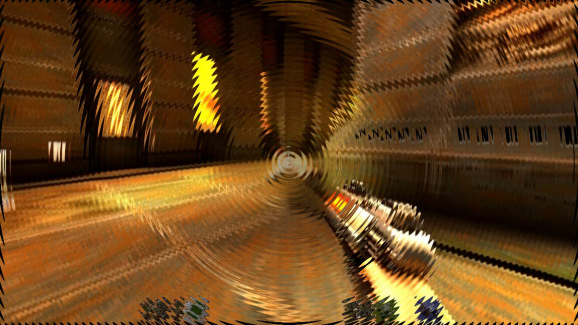 A rippled Quake II screenshot.