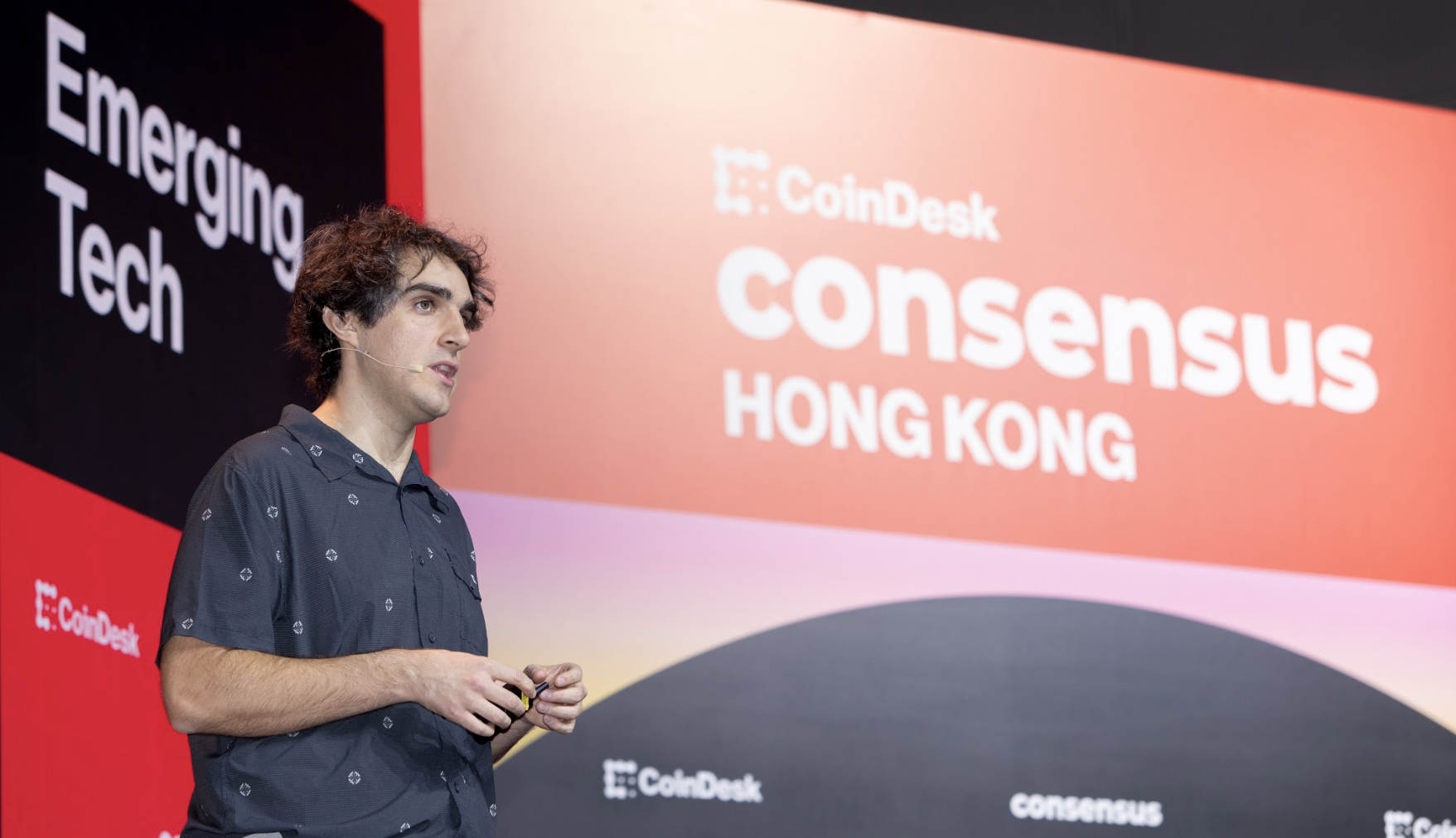 Kava Labs' Scott Stuart speaks earlier this year at Consensus Hong Kong (CoinDesk)