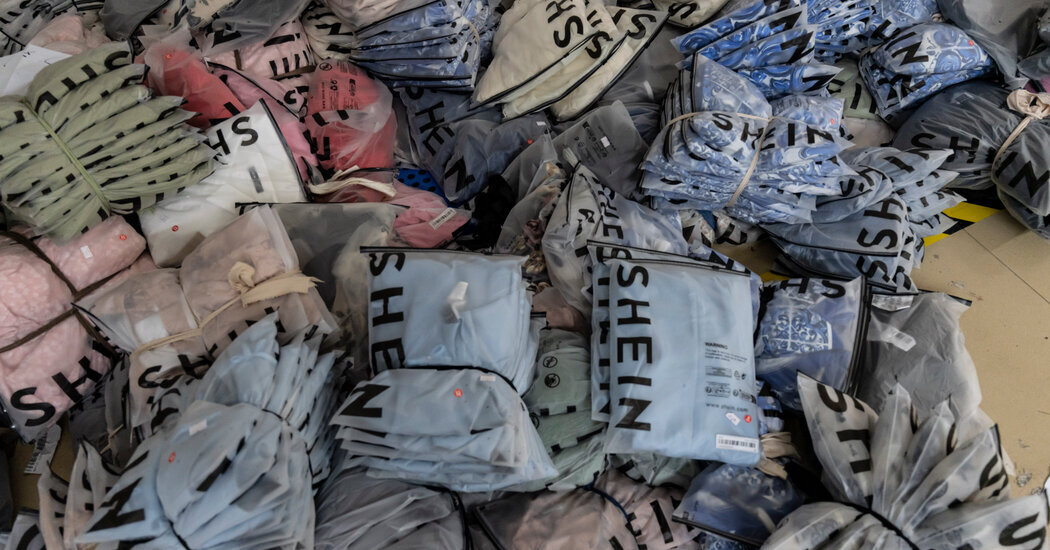 A garment factory where workers make clothing for Shein in Guangzhou, China, last week.