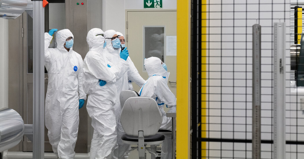 A Northvolt facility in Vasteras, Sweden, in 2023.