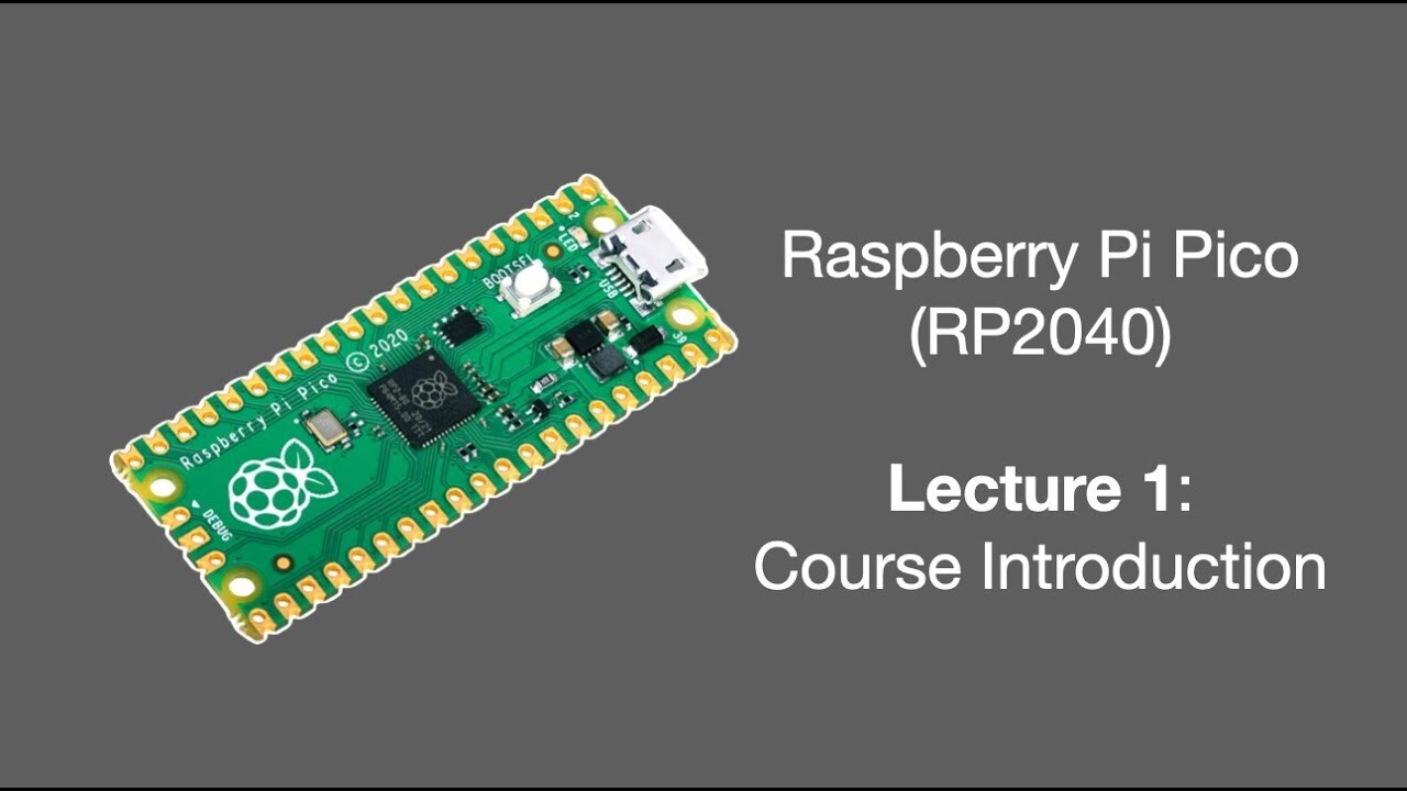 A photo of an RPi and a note about the first lecture. A photo of an RPi and a note about the first lecture.