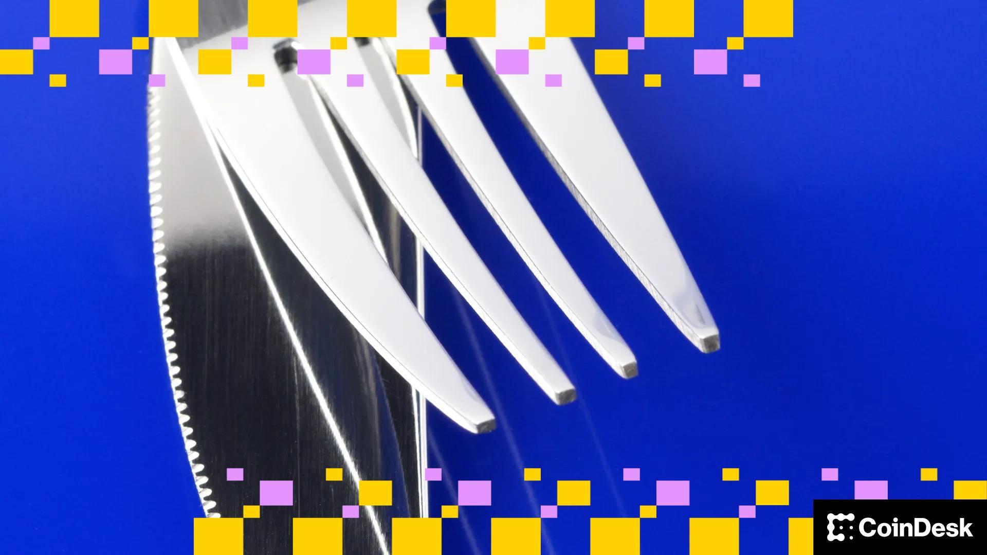 fork, knife fork, knife